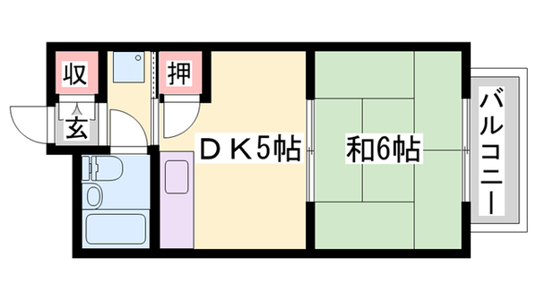 滝駅 徒歩8分 1階の物件間取画像